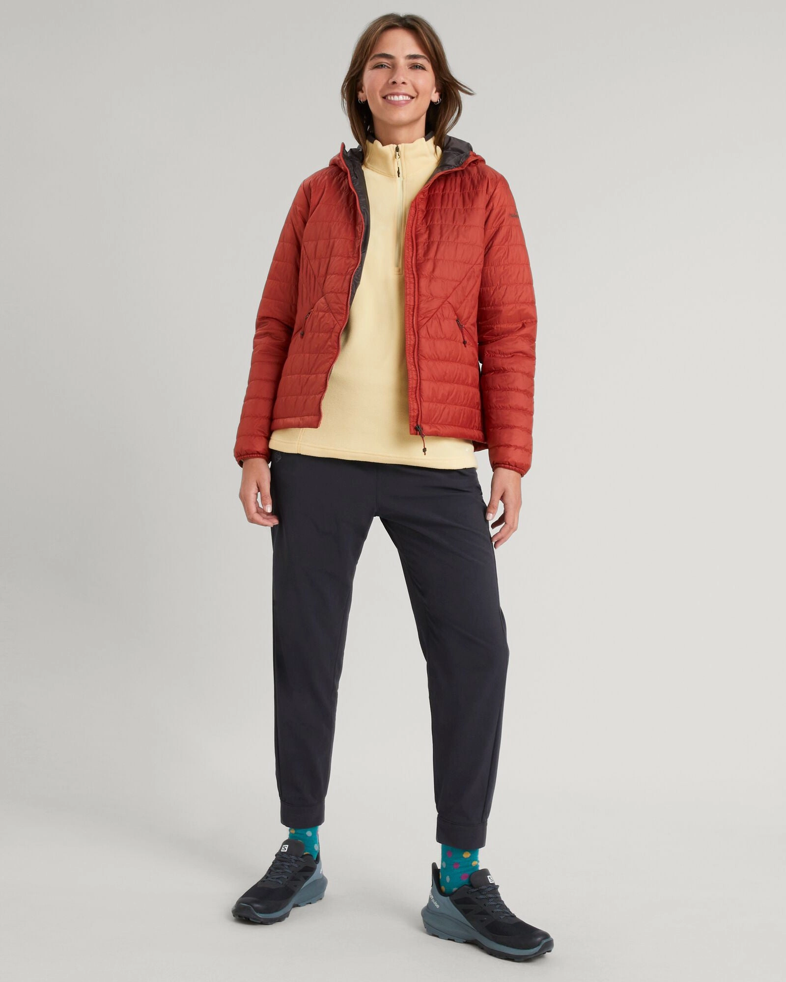 Heli R Women'S Novaloft Hooded Jacket - Red Earth EndofWeek Deals Surprise Discount Today