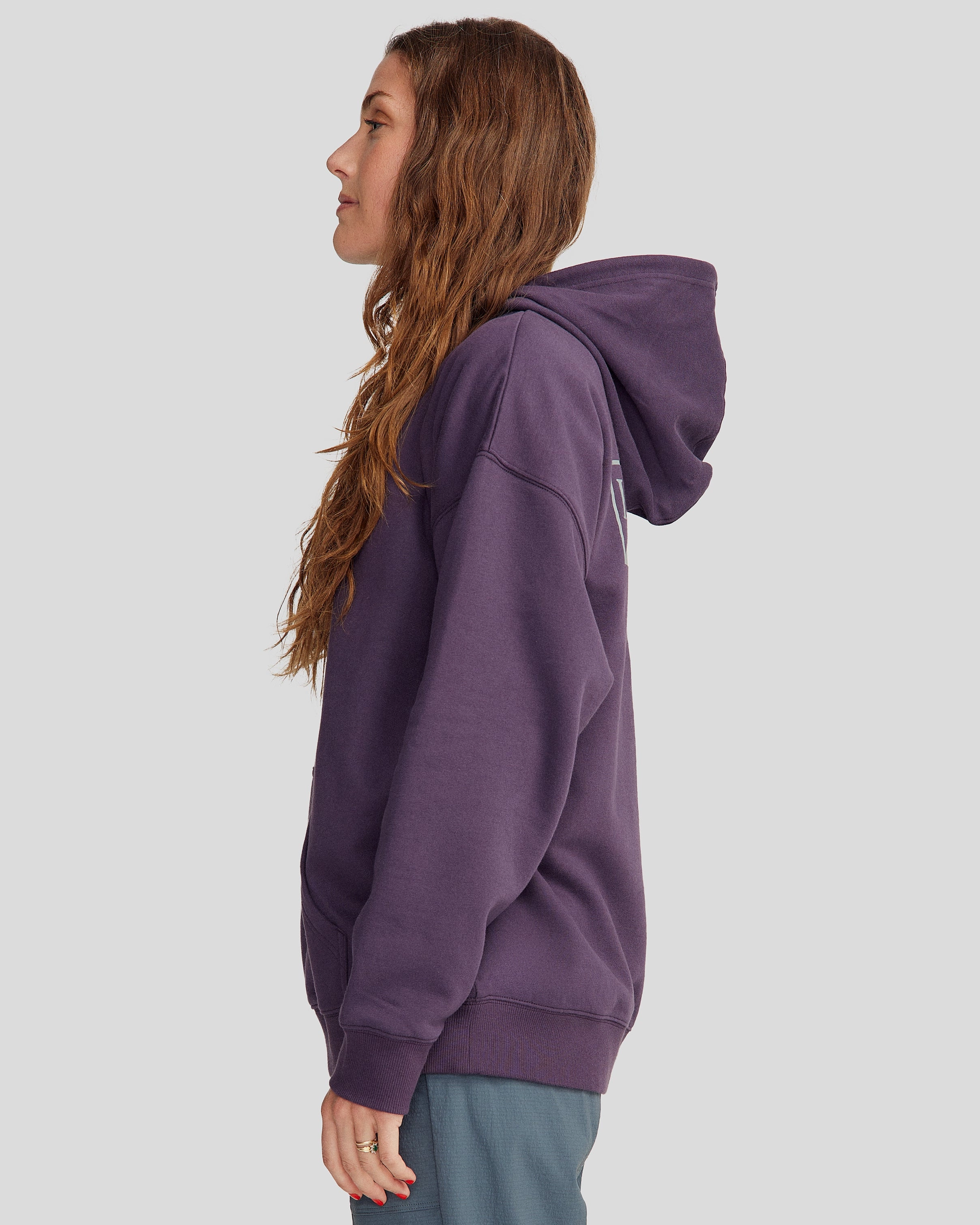 Heritage Logo Women'S Slouchy Brushed Hoodie - Orbit Dont Miss Out