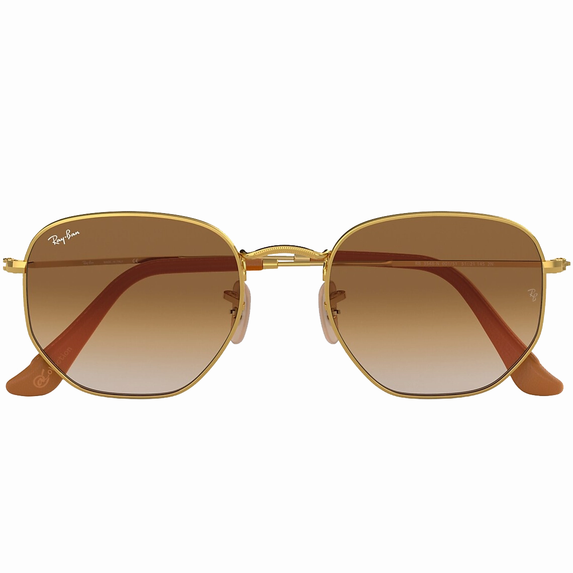 Todays Special Picks MustHave Deals Hexagonal M - Gold/Brown Gradient