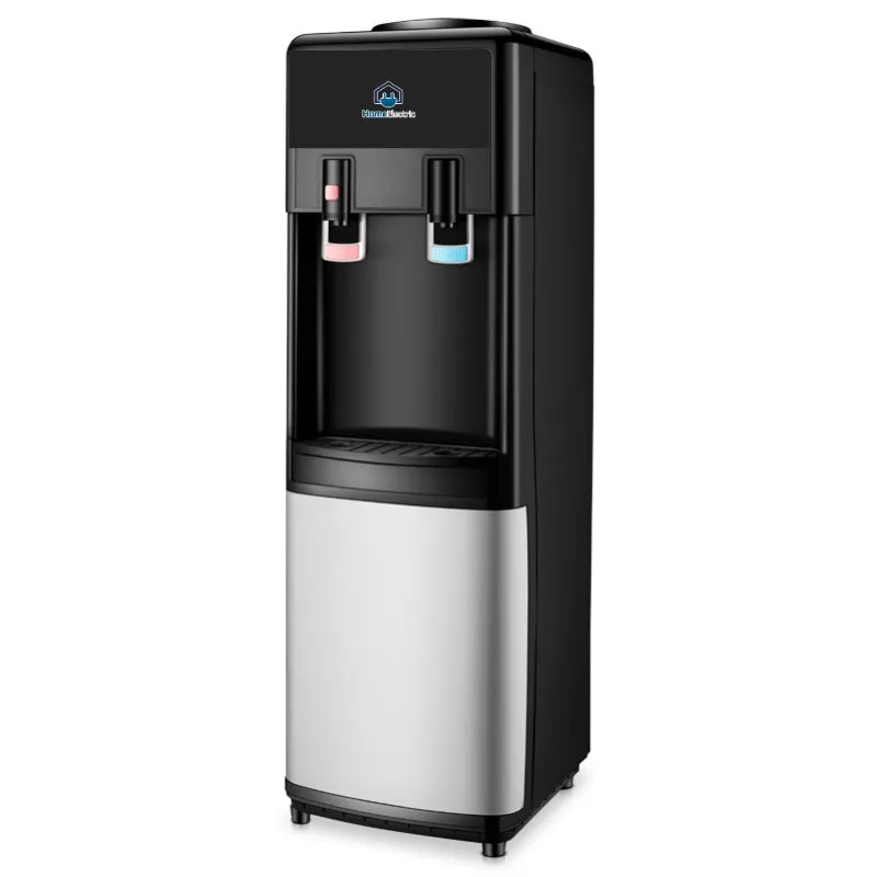 Home Electric Water Dispenser, Black & Silver