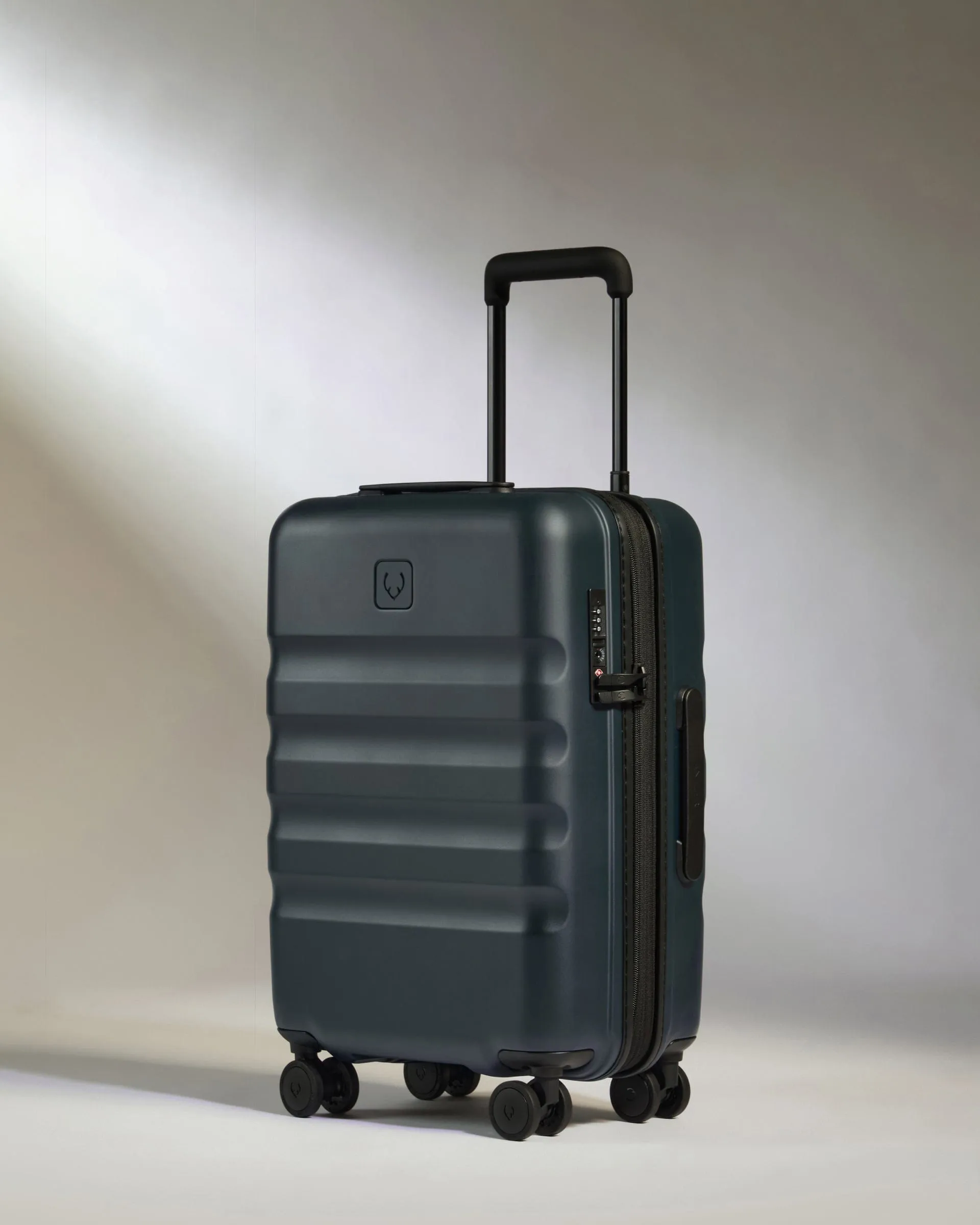 Expandable Cabin Suitcase In Indigo Blue - Icon Stripe Today Only Discount