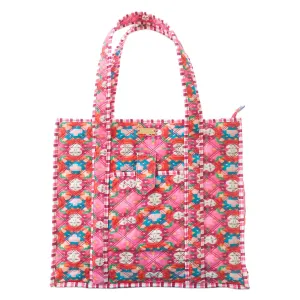On The Road Quilted Tote - Strawberry Fields Price Slash Today Dont Miss Todays Deal