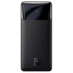 Daily Deal Frenzy Limited Time Sale Baseus Bipow Digital Display Power Bank 10000Mah 15W Black