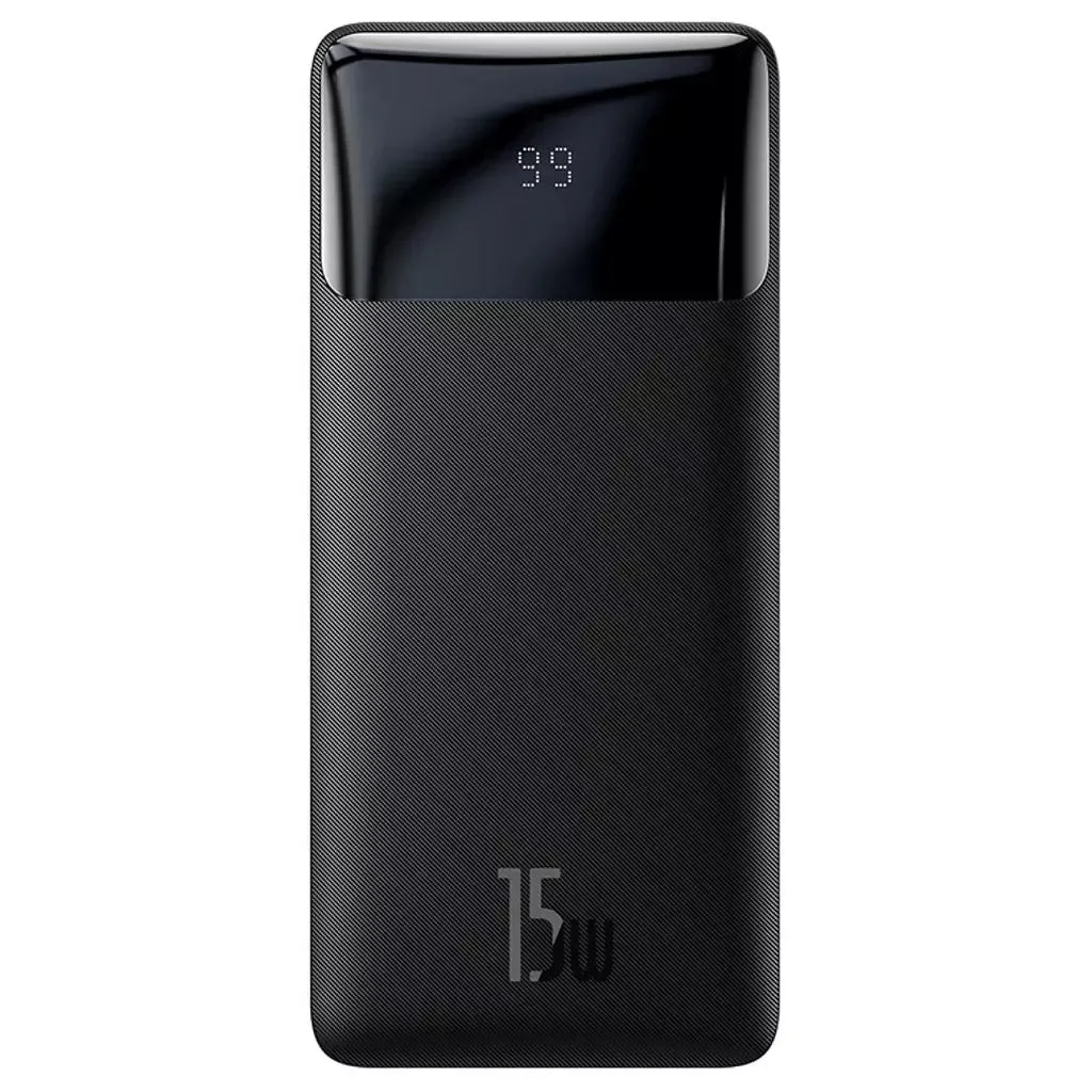Daily Deal Frenzy Limited Time Sale Baseus Bipow Digital Display Power Bank 10000Mah 15W Black