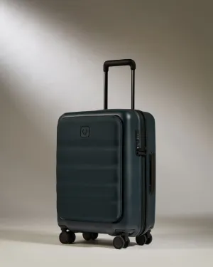 Cabin With Pocket Suitcase In Indigo Blue - Icon Stripe Special Offer Inside Flash Deal Today