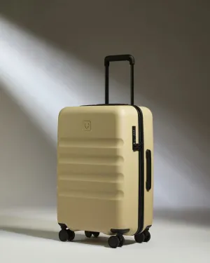 Large Cabin Suitcase In Dune Yellow - Icon Stripe Online Deal Frenzy Daily Deal Frenzy