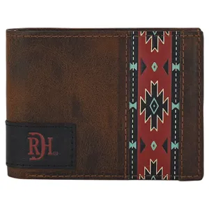 Trending Offer Today Dont Miss This Offer Red Dirt Hat Co. Red Southwestern Oiled Antique Brown Leather Bifold Wallet