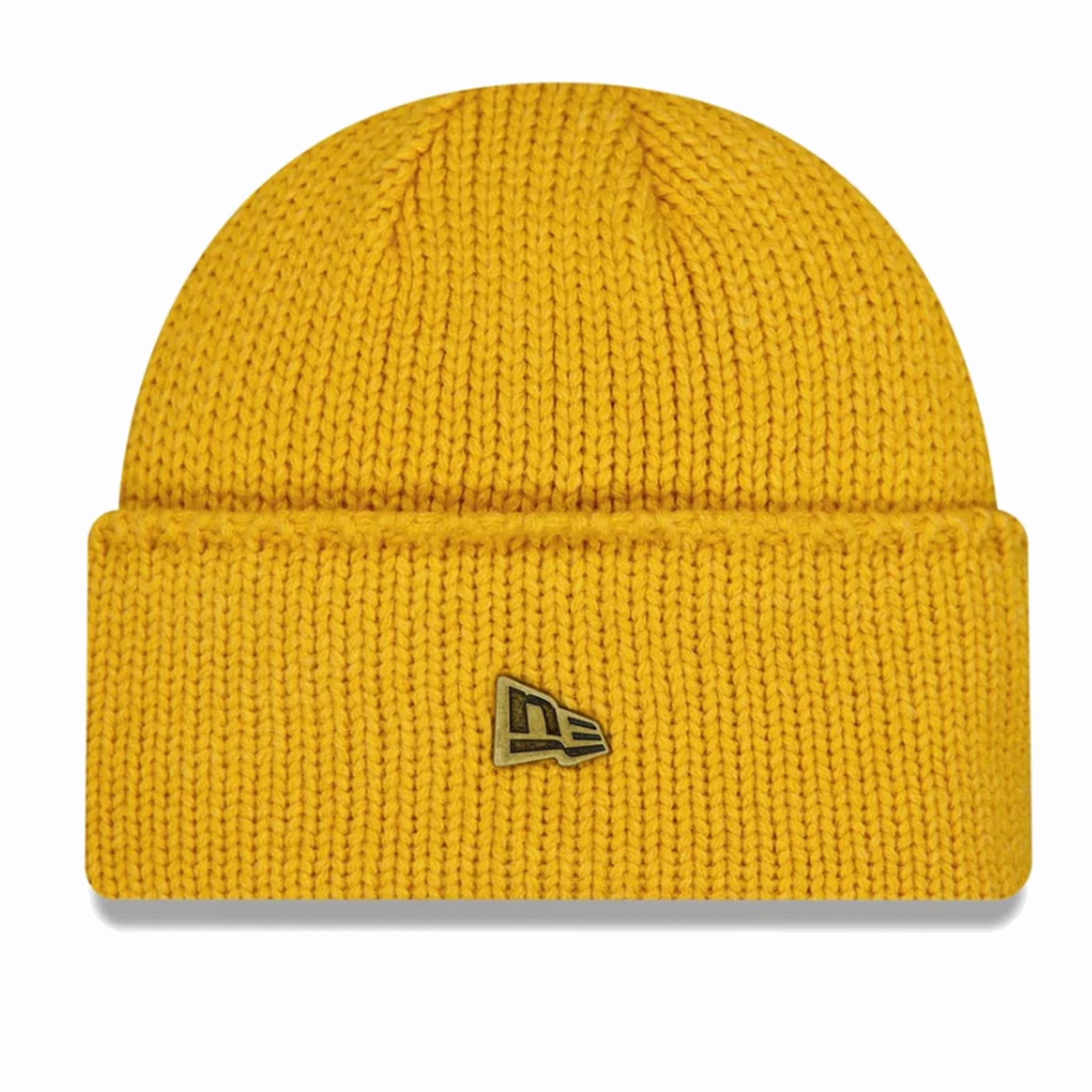 Best Price Today Yellow Wide Cuff Knit Beanie