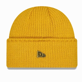 Best Price Today Yellow Wide Cuff Knit Beanie