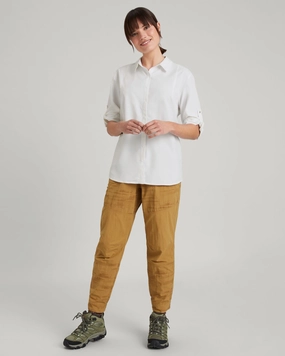 Shop the Savings Today Only Special Sun-Scout Upf Women'S Long Sleeve Shirt - White