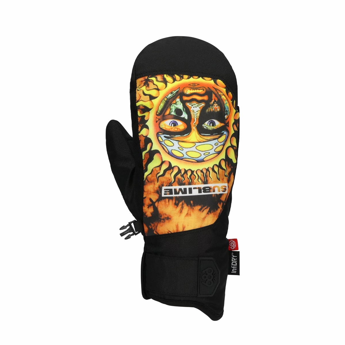 Flash Deal Today Grab Your Savings 686 Men'S Sublime Primer Mitt - Orange Tie Dye