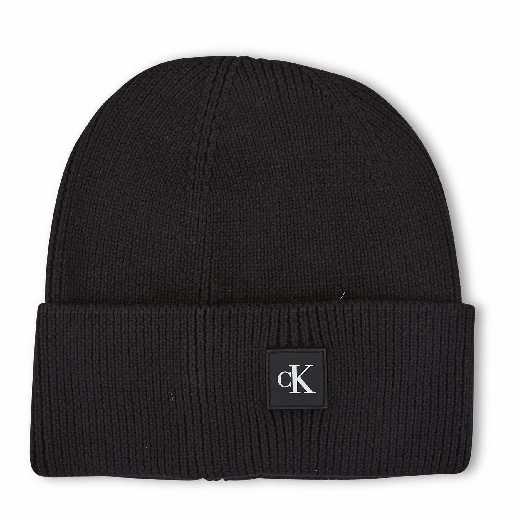 Calvin Klein Monogram Rubber Patch Beanie Bds Limited Stock Hot Deal