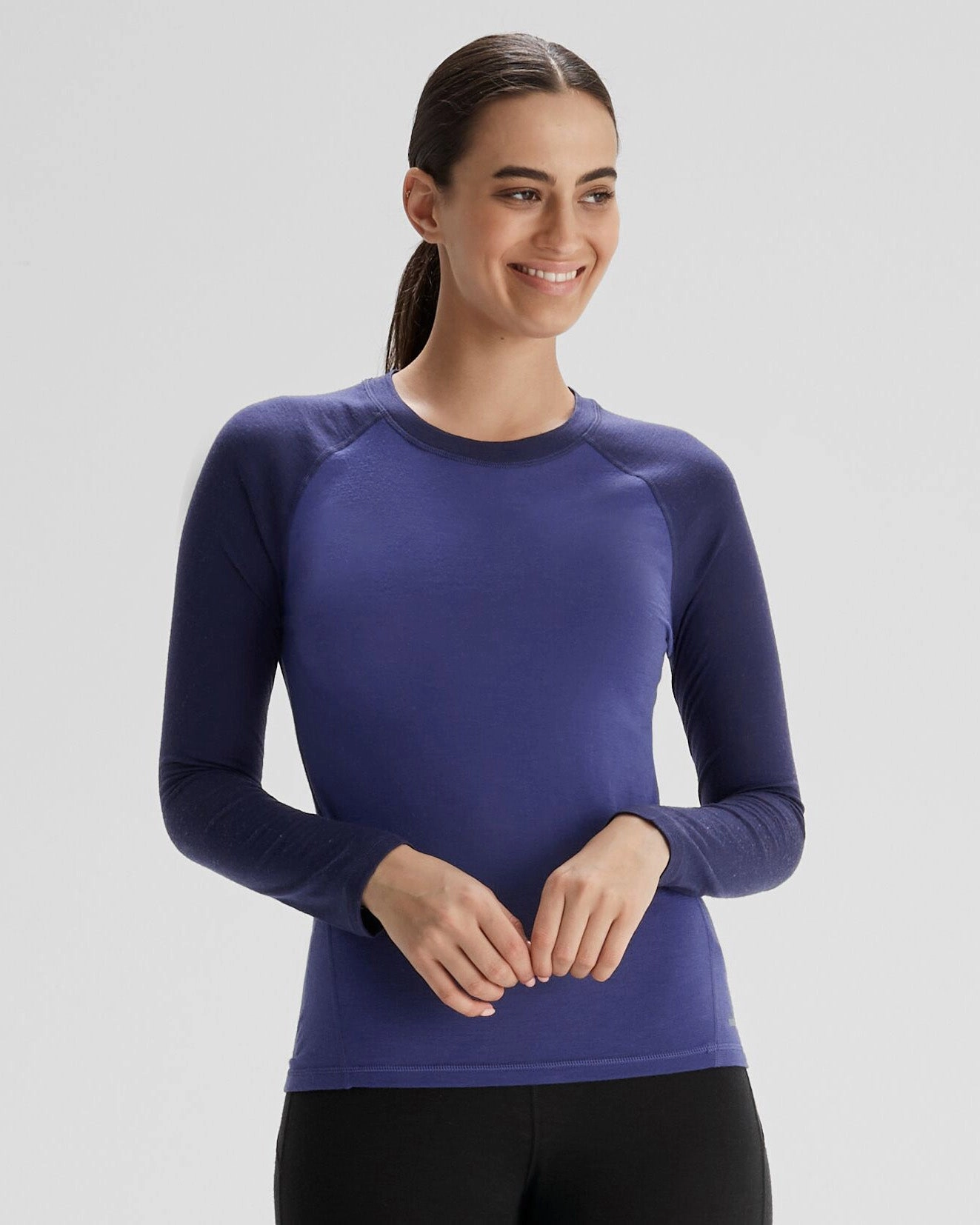Flash Discount Today Biggest Savings Now Women'S K-Merino 125 Baselayer Top - Horizon Line/Dark Horizon