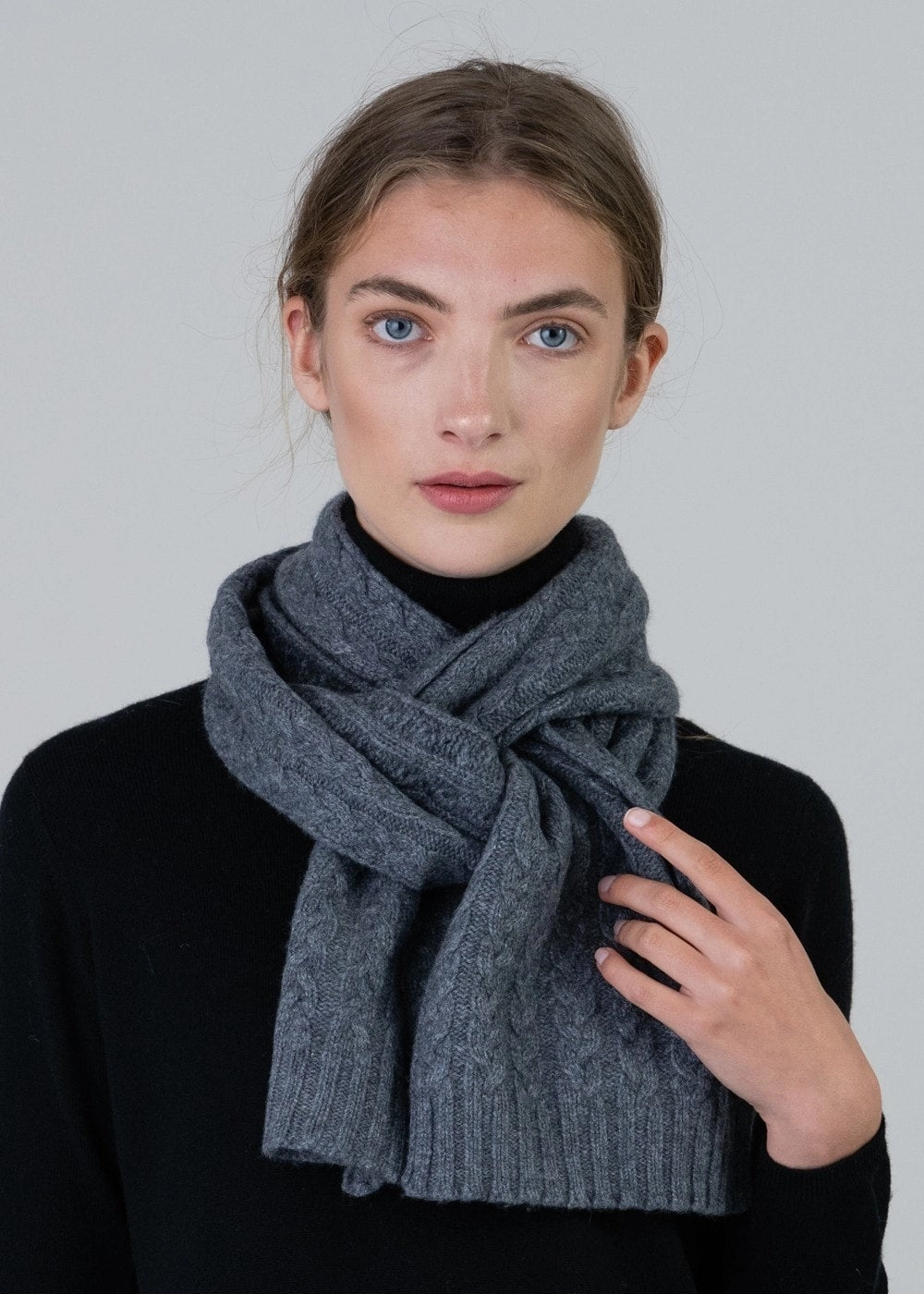 Cashmere Cable Scarf Special Price Today