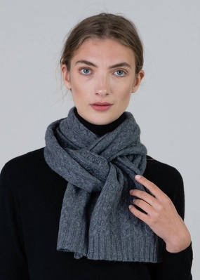 Cashmere Cable Scarf Special Price Today