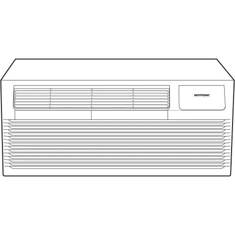 Hotpoint AH12H15D3B Hotpoint? Ptac Heat Pump 15,000 Btu, 230/208V, 20Amp