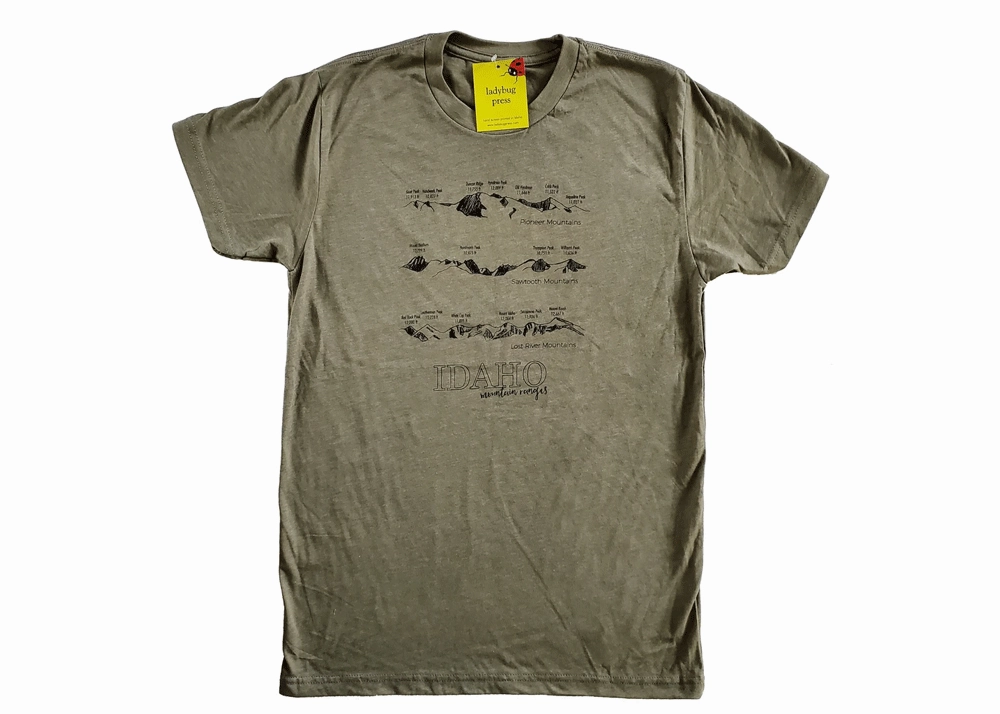 Save More Now Idaho Mountain Ranges T-Shirt