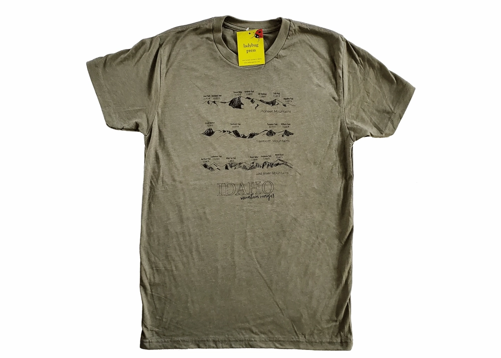 Instant Hot Deal Idaho Mountain Ranges T-Shirt