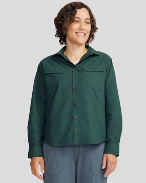 Mega Online Discount Vander Ht Women'S Long Sleeve Shirt - Deep Forest