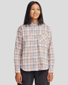 Clearance Sale Now GiftWorthy Sale Women'S Fyfe Flannel Shirt - Haze Plaid