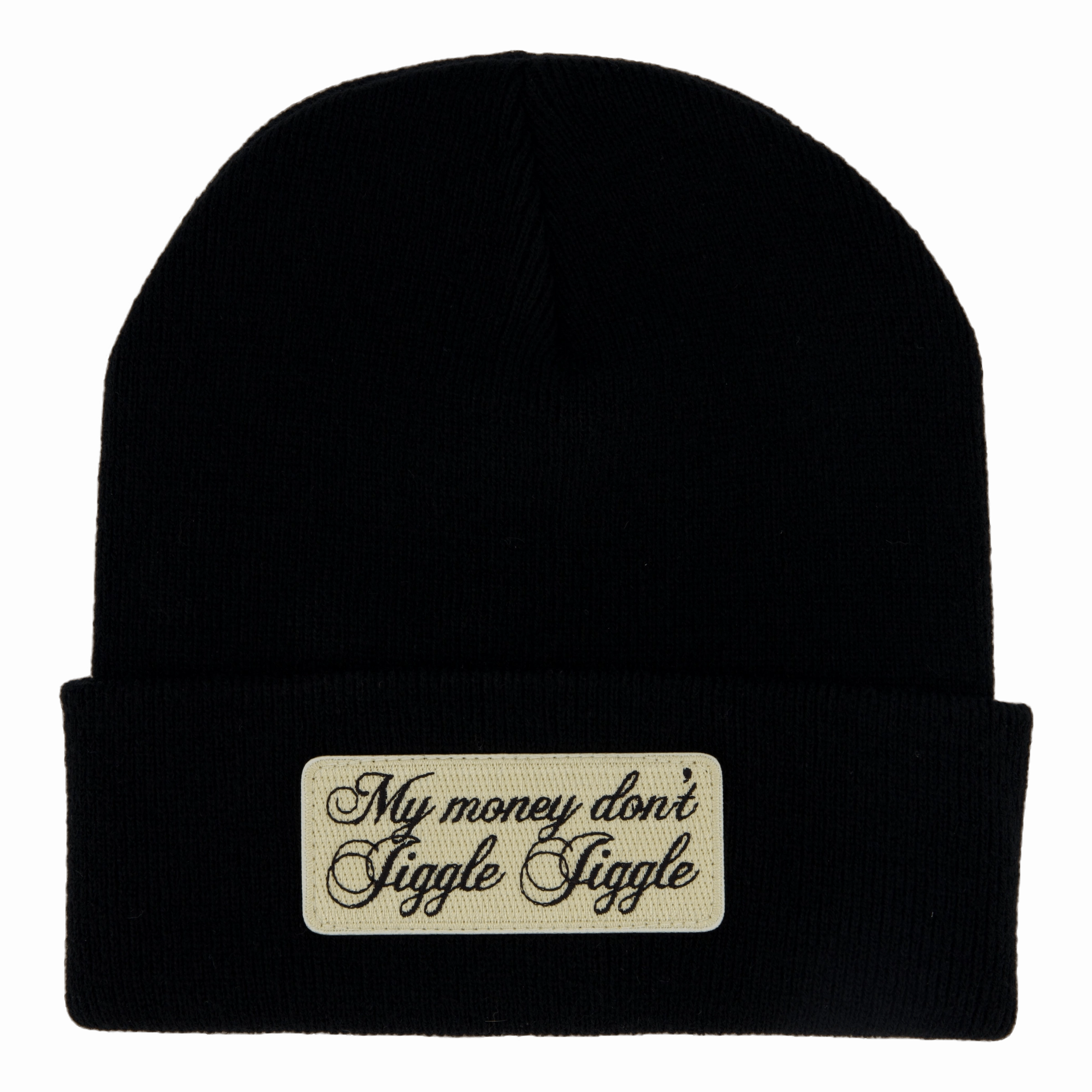 Hot Item Clearance Special Steal Event Jiggle Jiggle Beanie Black