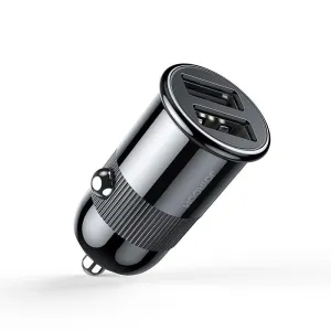 Special Occasion Discount Dont Miss These Savings Joyroom C-A06 3.1A Mini Dual-Port Fast Charging Smart Car Charger - Black