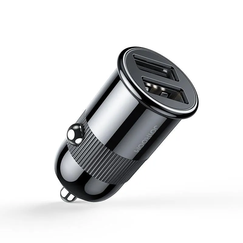 Special Occasion Discount Dont Miss These Savings Joyroom C-A06 3.1A Mini Dual-Port Fast Charging Smart Car Charger - Black