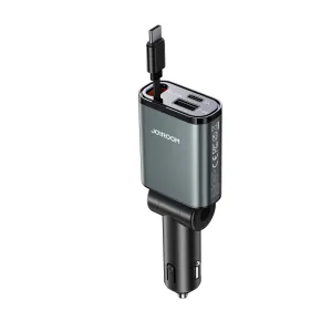 Joyroom Jr-Ccl07 30W 3-In-1 Retractable Cable Car Charger Dont Wait Save