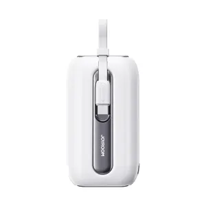 Joyroom Jr-L012 Colorful Series Mini Power Bank With Dual Cables 10000Mah - White Online Exclusive Deal Today Only Savings