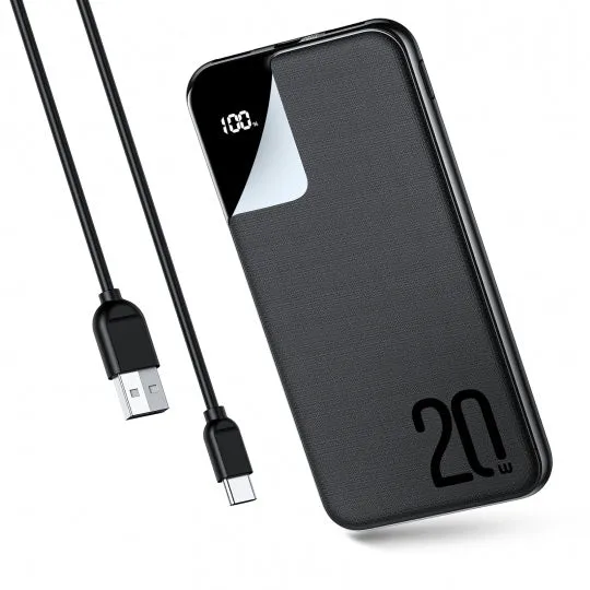 Hot Sale Alert Hot Offer Frenzy Joyroom Jr-Qp190 Plus 20W Power Bank 20000Mah Black