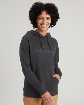 Clearance Sale Online Exclusive Savings Kathmandu Logo Women'S Fleece Hoodie - Black