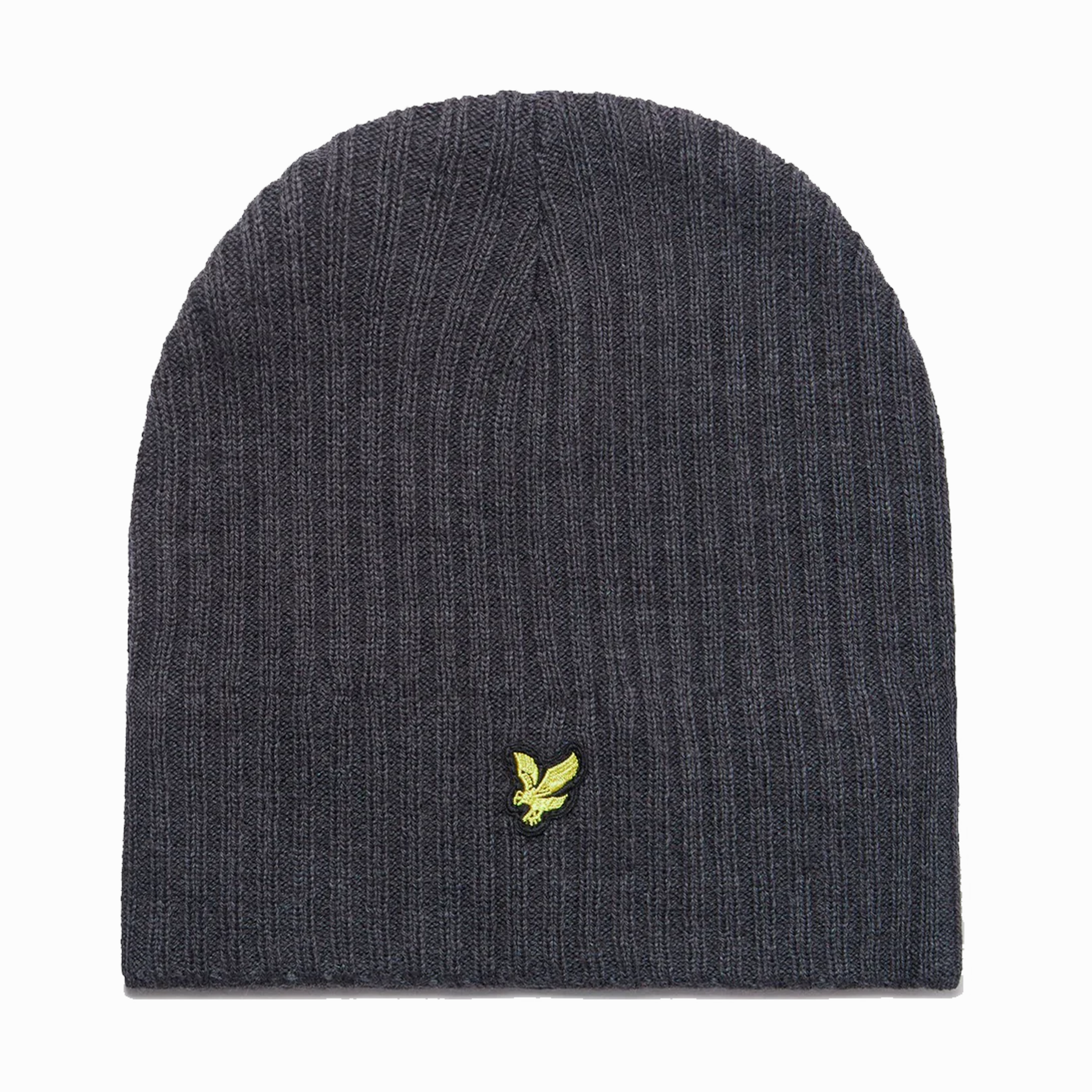 Price Slash Today Online Exclusive Deal Knitted Ribbed Beanie T28 Mid Grey Marl