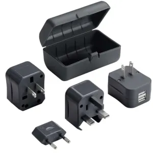 Lewis N. Clark Adapter Plug Kit With Dual Usb Shop Hot Picks