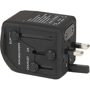 Lewis N. Clark Universal 4-In-1 Travel Adapter MustHave Gift Ideas