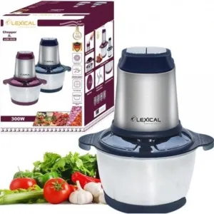 Lexical Chopper, 2Lit, 300Watts, Stainless Steel