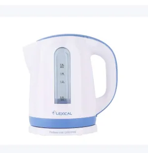 Lexical Electric Kettle Plastic, 1.8Lit, 2200Watts, White