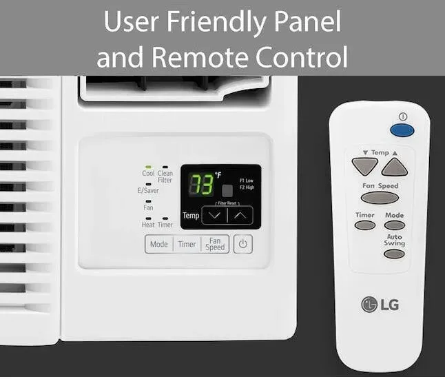 Lg LW2423HR 23,000 Btu Window Air Conditioner, Cooling & Heating