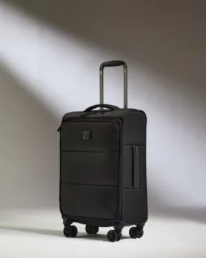 Online Exclusive Offer Special Deals Online Lightest Cabin Suitcase In Black - Soft Stripe 2.0