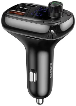 Perfect Gift Sale Baseus S-13 Bluetooth Fm Transmitter Car Charger