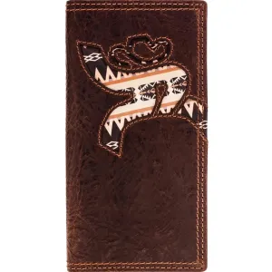 Hooey "Trap" Roughy Aztec Inlay Rodeo Wallet Special Surprise Sale