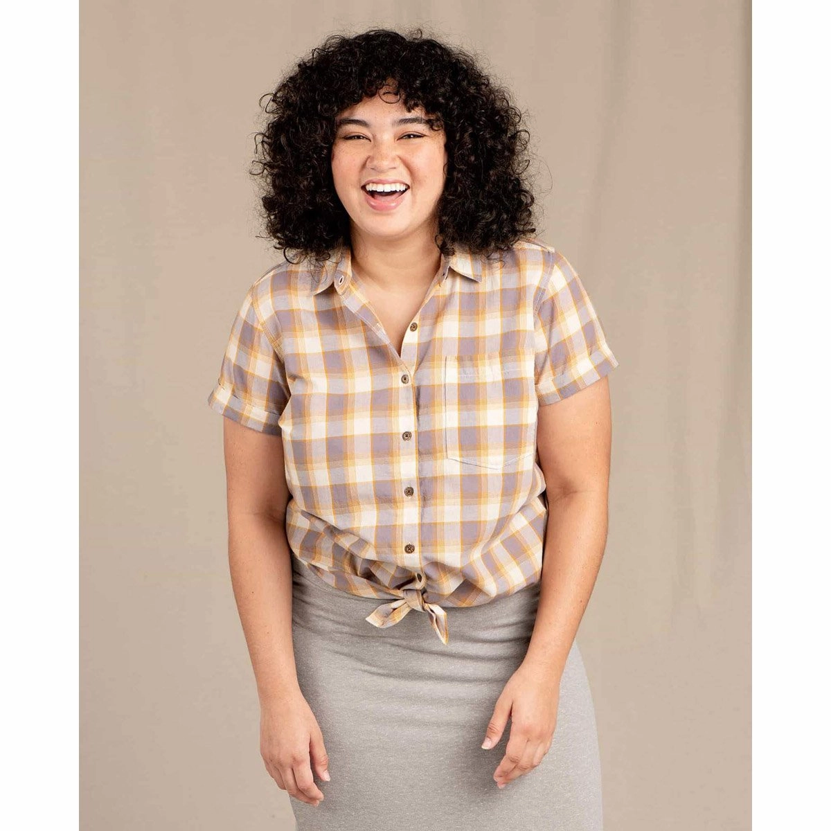 Flash Sale Alert Hot Offer Inside Women'S Willet Tie Short Sleeve Shirt