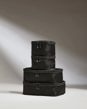 Special Occasion Discount Shop Grab Offer Packing Cubes In Black - Set Of 4
