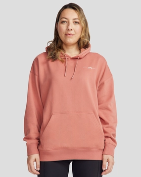 Big Savings Alert Women'S Mountain Camo Slouchy Brushed Hoodie - Clay