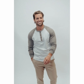 Men'S Puremeso Retro Henley Shop Hot Picks Mega Hot Offer