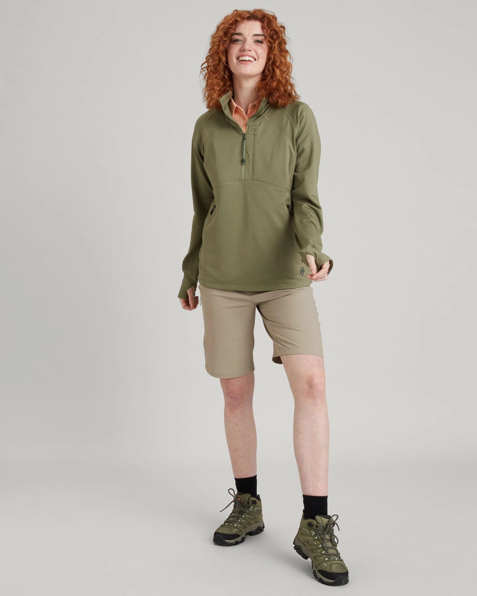 Clearance Event Alert Ult-Hike Women'S Quarter Zip Pullover - Beech