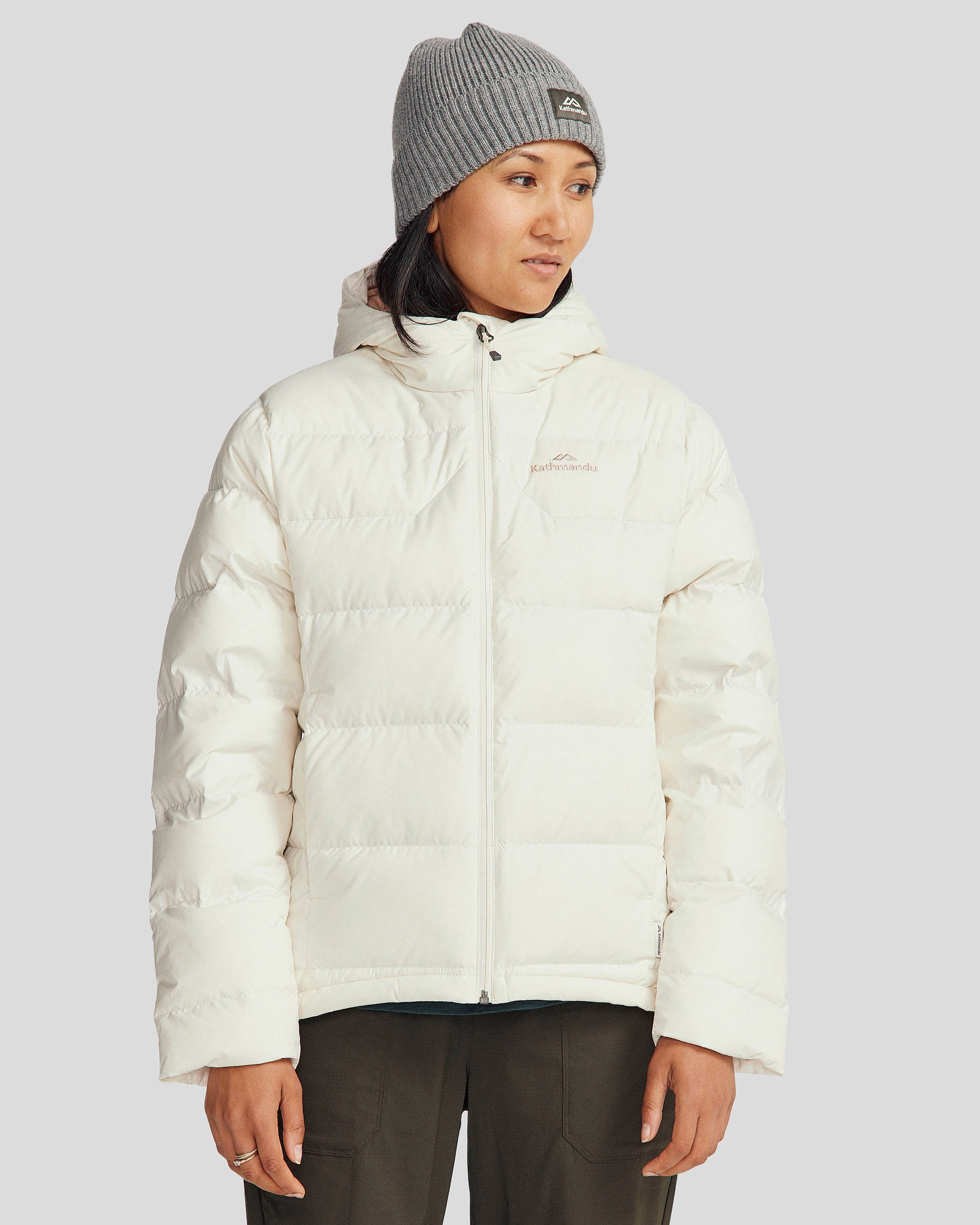 Women'S Epiq Hooded Down Jacket - Natural/Mineral Exclusive Savings Event Last Chance Steal