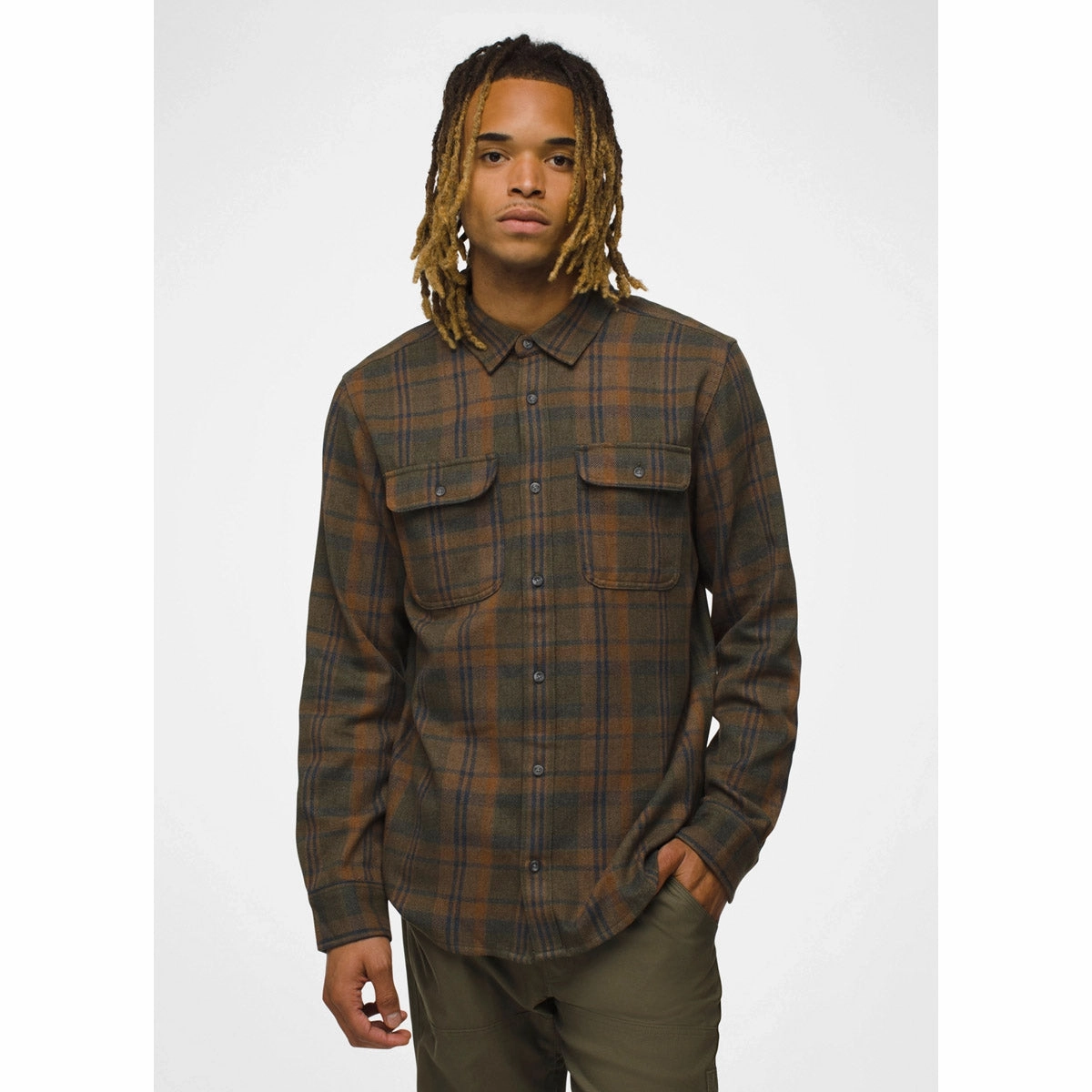 Todays Best Deal Deal Frenzy Today M Westbrook Flannel Shirt - Slim