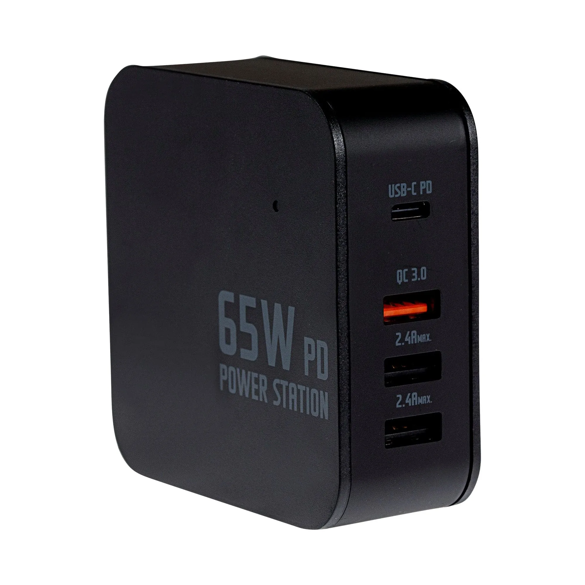 Maplin 4 Port (1 X Usb-C Pd / 3 X Usb-A 3.0 Qc) 65W Gan Usb Laptop Charger With 1.2M Cable Grab Your Hot Pick Hot Pick Online