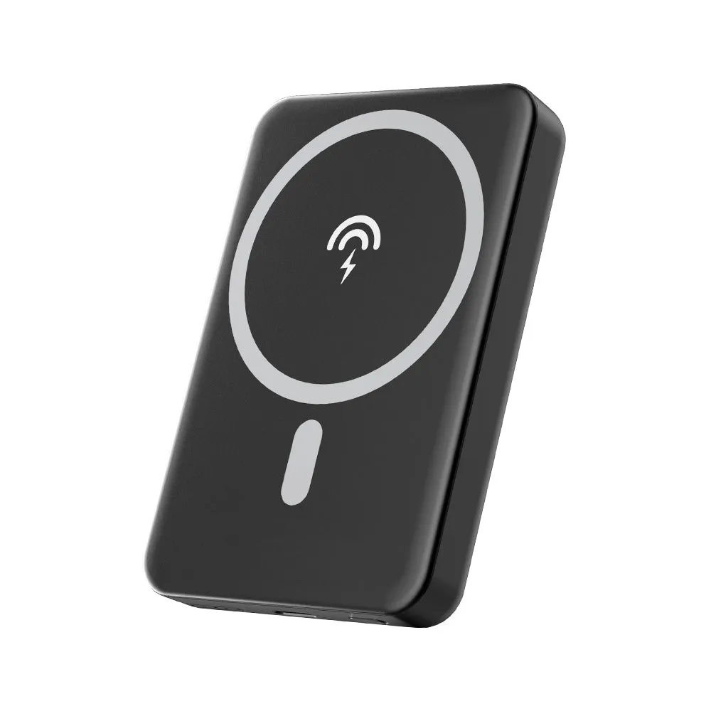 Maplin 5,000Mah Wireless Fast Charging Power Bank With Usb-C & Qi Charging Perfect Gift Sale