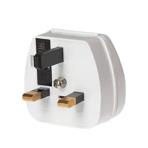 Maplin Eu 2 Pin Plug To Uk Mains Plug Converter With 5 Amp Fuse & Screw Cover Instant Deal Today